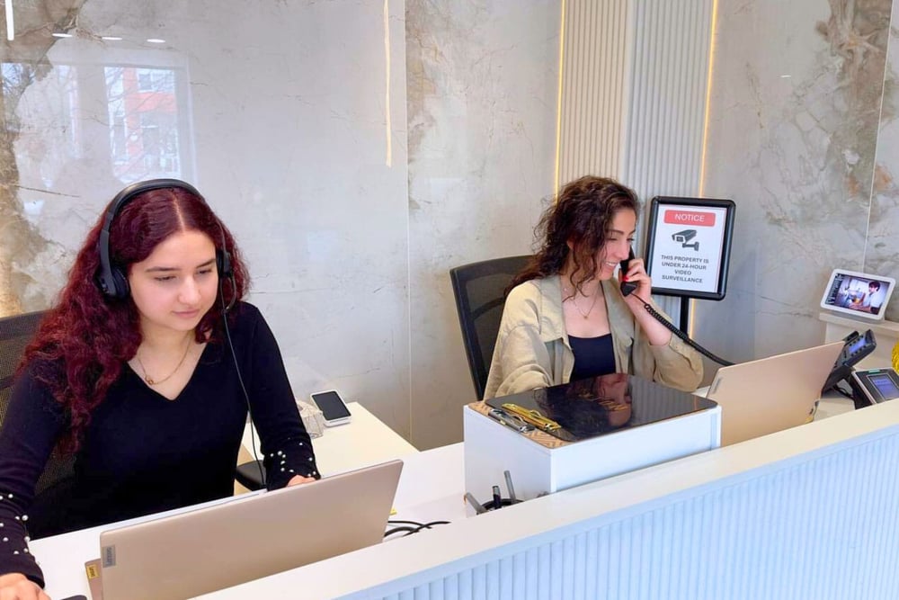 SEP Immigration team helping clients at the Toronto office